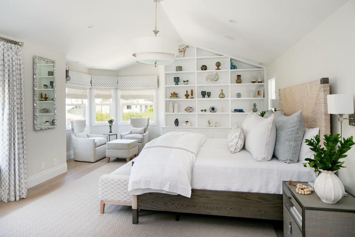Primary Bedroom after the redesign